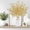 Artificial Glitter Berry Stems, 10 Pack Glitter Berries for Christmas Glitter Sticks, 18.9 in. Spray Picks for Christmas Tree Wreath Holiday Home Xmas DIY Crafts Decor (Gold)